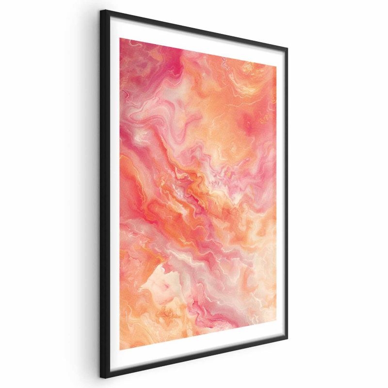 Plakat Artgeist Płomienne Barwy 29,7x42 cm z ramą czarną 1 szt