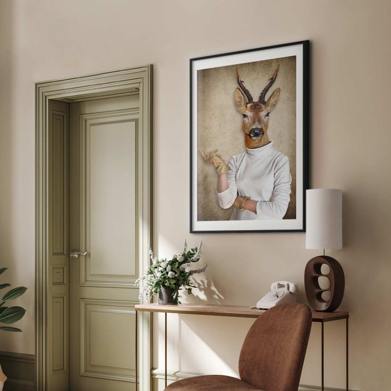 Plakat Artgeist Pani domu 60x90 cm z ramą czarną 1 szt