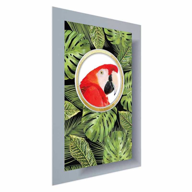 Plakat Artgeist Papuga w dżungli 60x90 cm bez ramy 1 szt