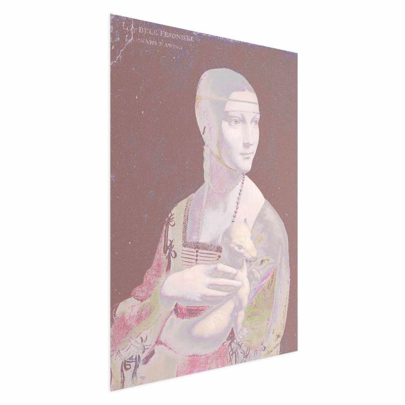 Plakat Artgeist Pastelowa dama 21x30 cm bez ramy 1 szt