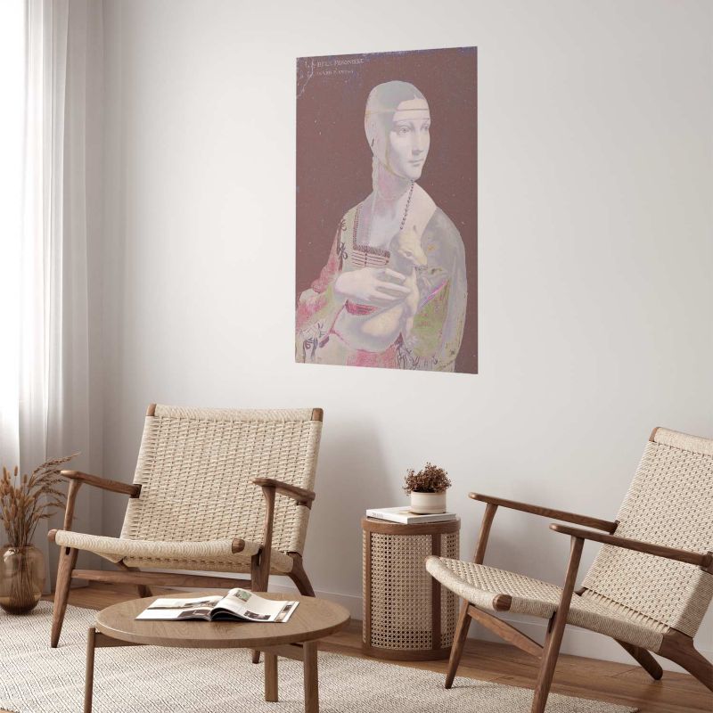 Plakat Artgeist Pastelowa dama 21x30 cm bez ramy 1 szt