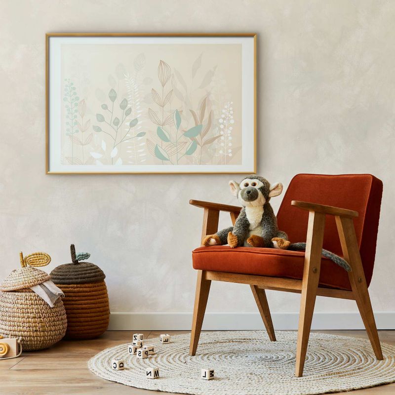 Plakat Artgeist Pastelowa polana 42x29,7 cm z ramą złotą 1 szt