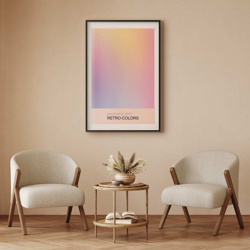 Plakat Artgeist Peaceful Drift 40x60 cm z ramą czarną 1 szt