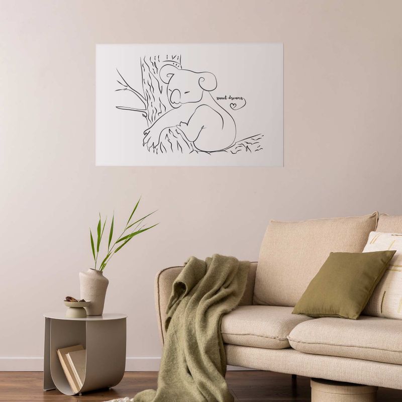 Plakat Artgeist Śpiący koala 42x29,7 cm bez ramy 1 szt