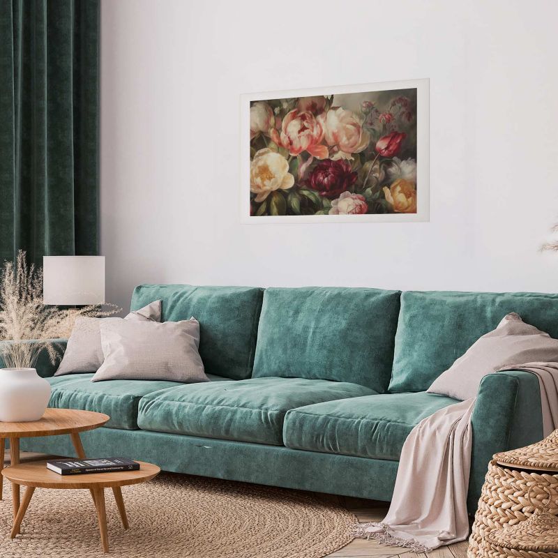 Plakat Artgeist Piwonie 30x21 cm bez ramy 1 szt