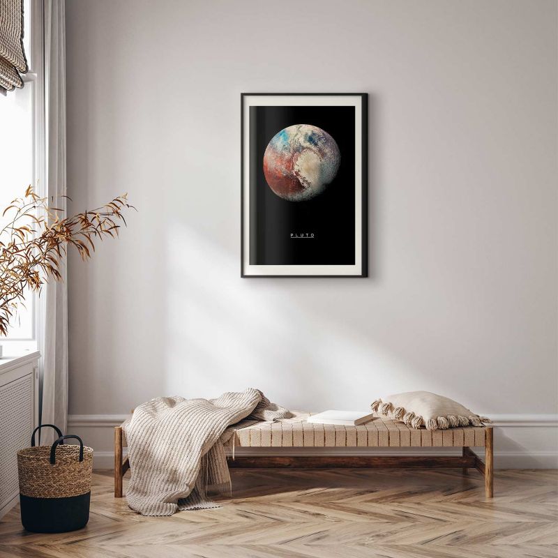 Plakat Artgeist Pluton 21x30 cm z ramą czarną 1 szt
