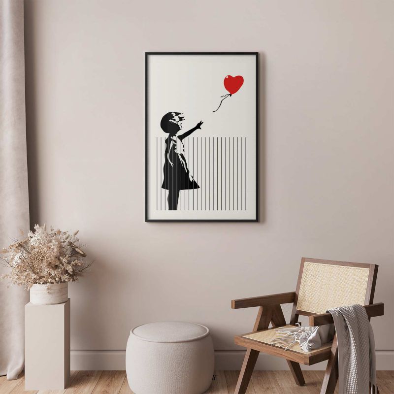 Plakat Artgeist Pocięty Banksy 29,7x42 cm z ramą czarną 1 szt