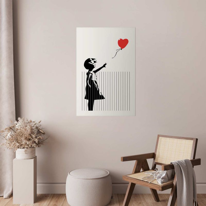 Plakat Artgeist Pocięty Banksy 40x60 cm bez ramy 1 szt