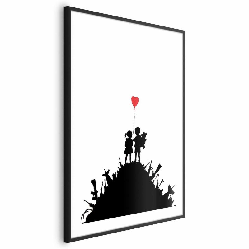 Plakat Artgeist Pole bitwy 40x60 cm z ramą czarną 1 szt