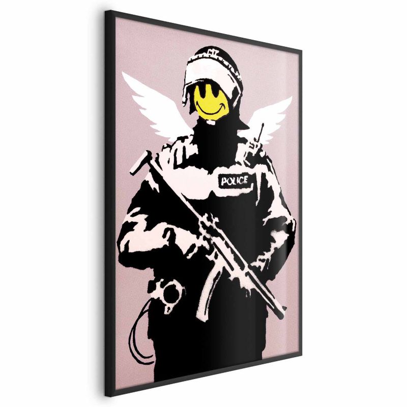 Plakat Artgeist Policjant 21x30 cm z ramą czarną 1 szt