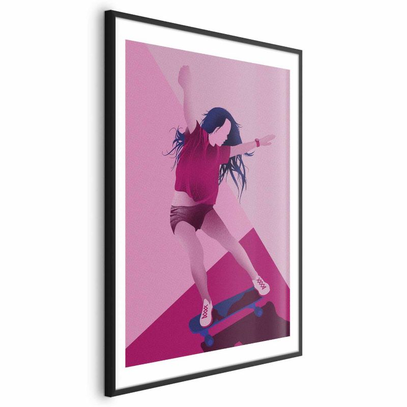 Plakat Artgeist Powerslide 29,7x42 cm z ramą czarną 1 szt