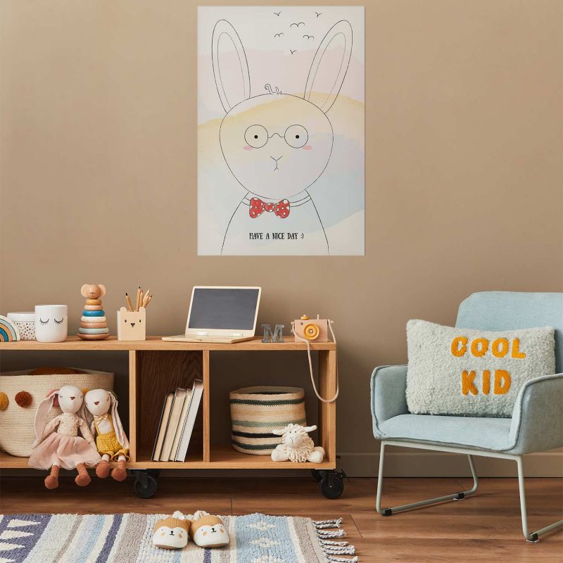 Plakat Artgeist Pozdrowienia od królika 60x90 cm bez ramy 1 szt