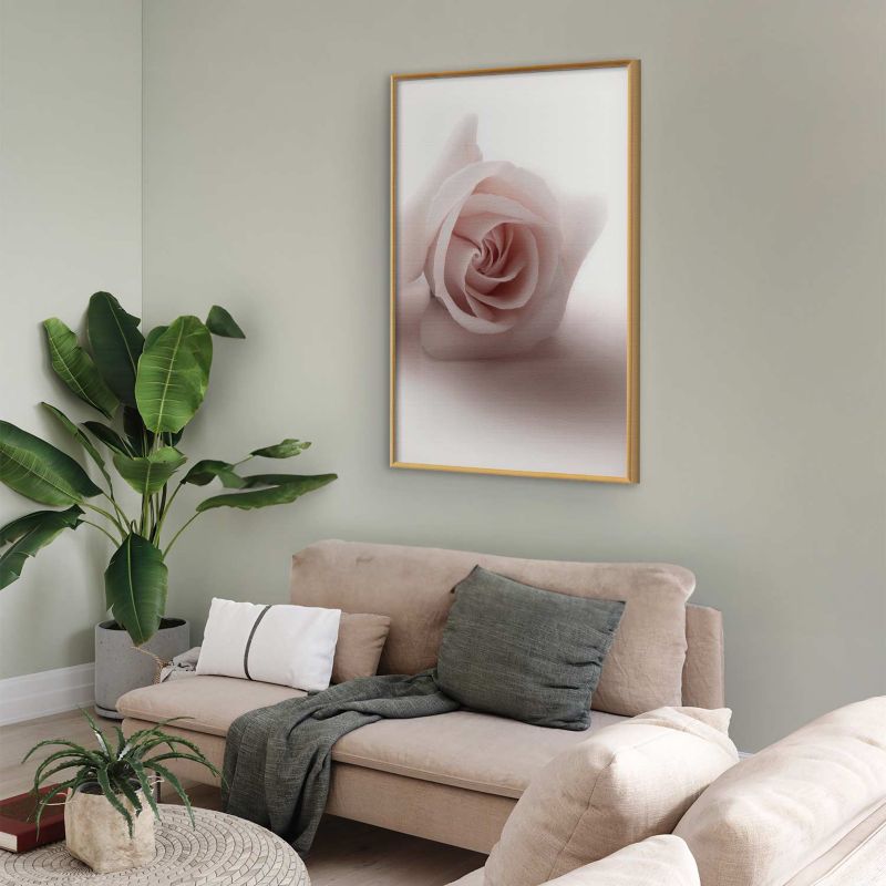 Plakat Artgeist Różany cień 60x90 cm z ramą złotą 1 szt