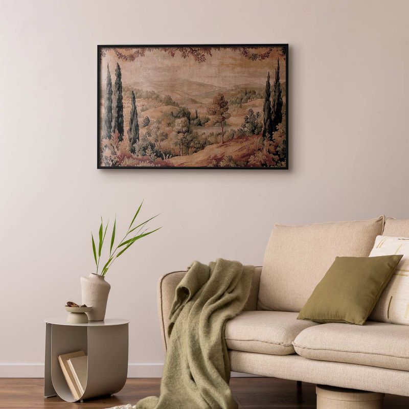 Plakat Artgeist Śródziemnomorski krajobraz 60x90 cm z ramą czarną 1 szt