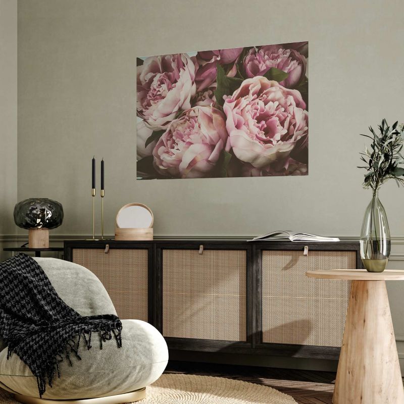 Plakat Artgeist Różowe piwonie 30x21 cm bez ramy 1 szt