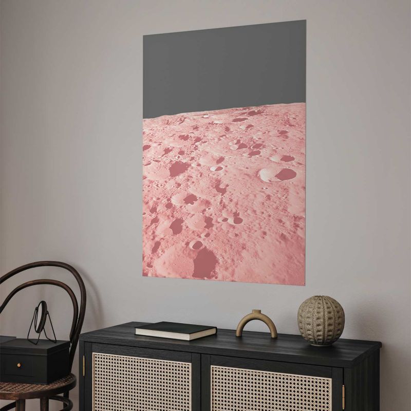 Plakat Artgeist Różowy księżyc 21x30 cm bez ramy 1 szt