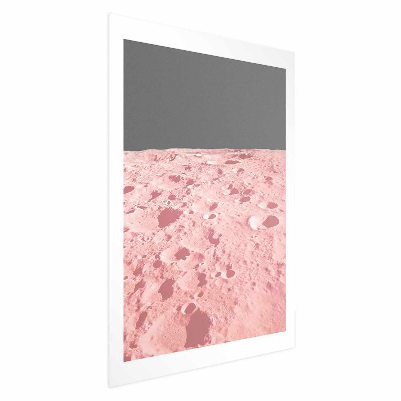 Plakat Artgeist Różowy księżyc 40x60 cm bez ramy 1 szt