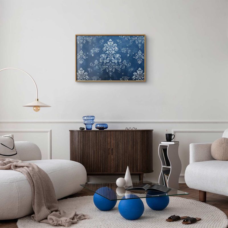 Plakat Artgeist Retro ornament 90x60 cm z ramą złotą 1 szt