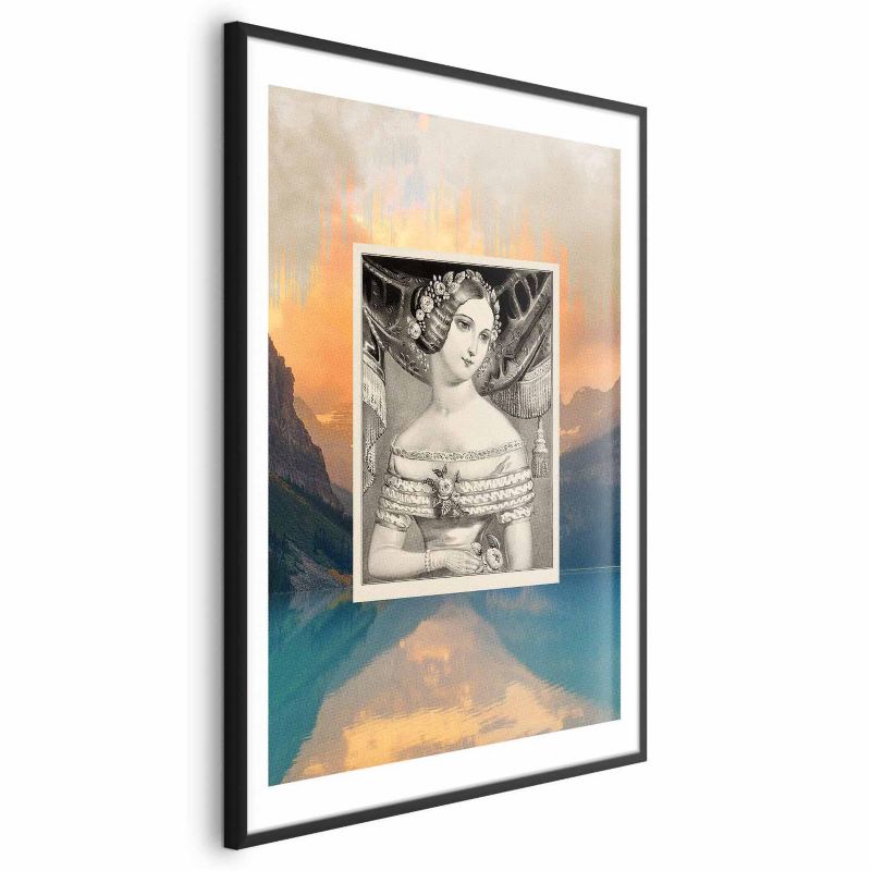 Plakat Artgeist Retro portret 29,7x42 cm z ramą czarną 1 szt