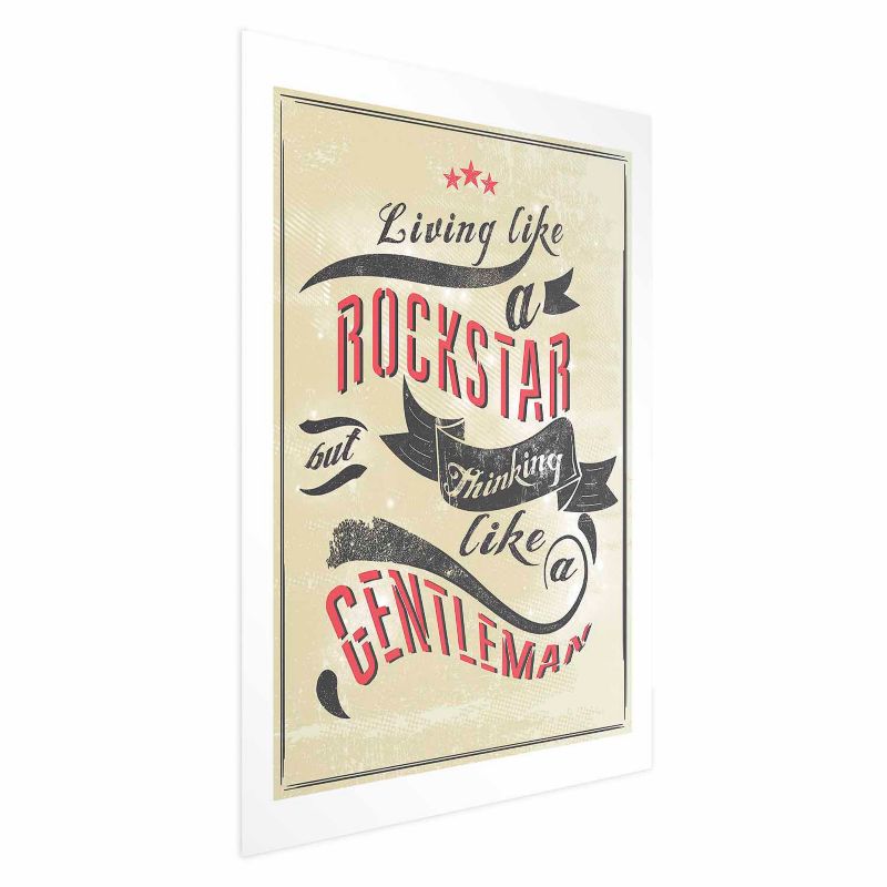 Plakat Artgeist Rockstar 21x30 cm bez ramy 1 szt