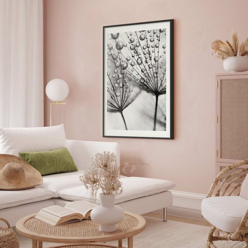 Plakat Artgeist Rosa 40x60 cm z ramą czarną 1 szt