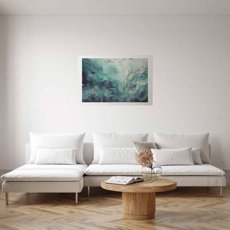 Plakat Artgeist Ryby w oceanie 30x21 cm bez ramy 1 szt