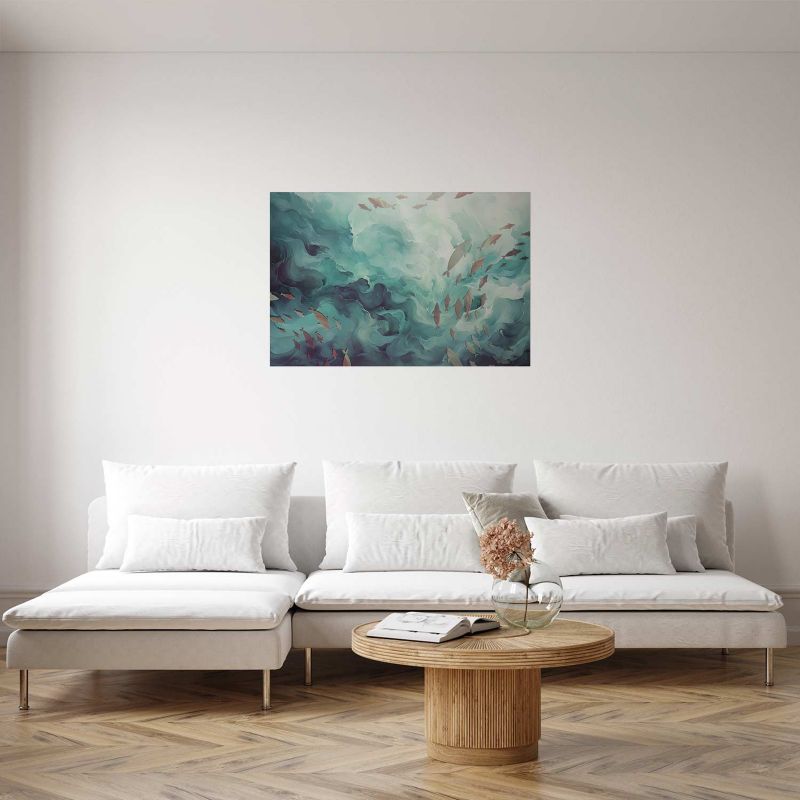 Plakat Artgeist Ryby w oceanie 60x40 cm bez ramy 1 szt