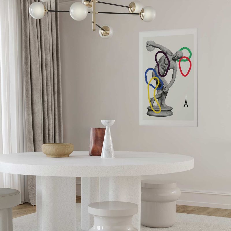 Plakat Artgeist Rzut dyskiem 40x60 cm bez ramy 1 szt