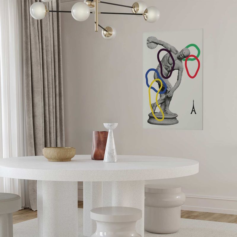 Plakat Artgeist Rzut dyskiem 60x90 cm bez ramy 1 szt