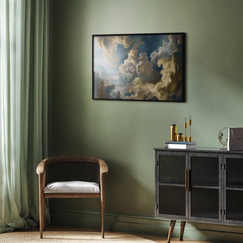 Plakat Artgeist Słońce i cienie 60x40 cm z ramą czarną 1 szt