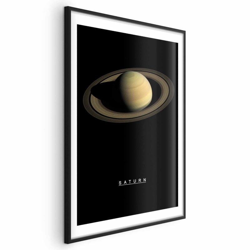 Plakat Artgeist Saturn 60x90 cm z ramą czarną 1 szt