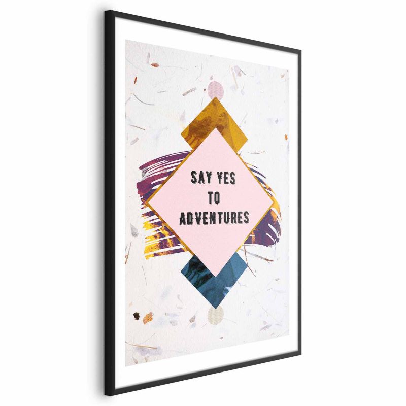 Plakat Artgeist Say yes 21x30 cm z ramą czarną 1 szt