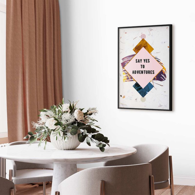 Plakat Artgeist Say yes 60x90 cm z ramą czarną 1 szt