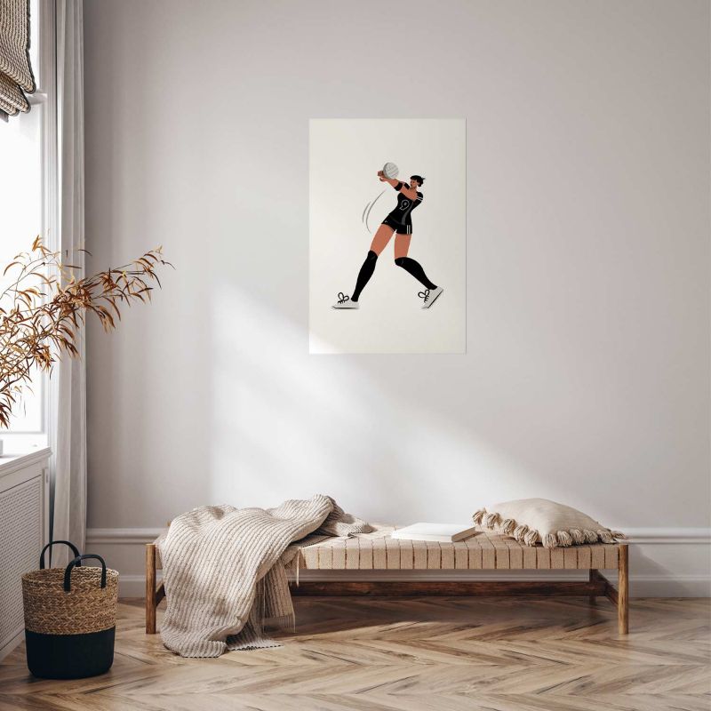 Plakat Artgeist Siatkarka 60x90 cm bez ramy 1 szt