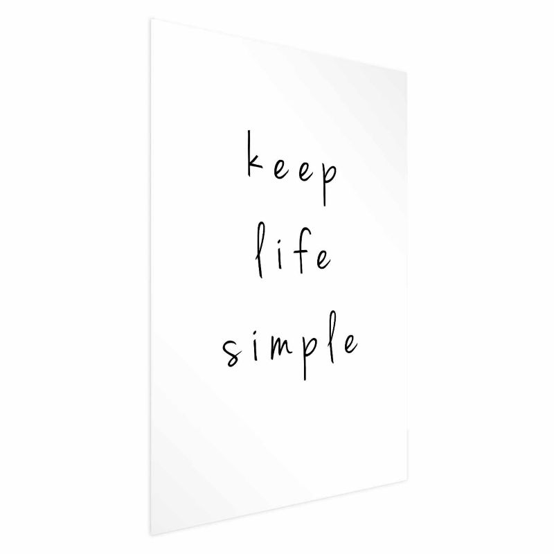Plakat Artgeist Simple 29,7x42 cm bez ramy 1 szt