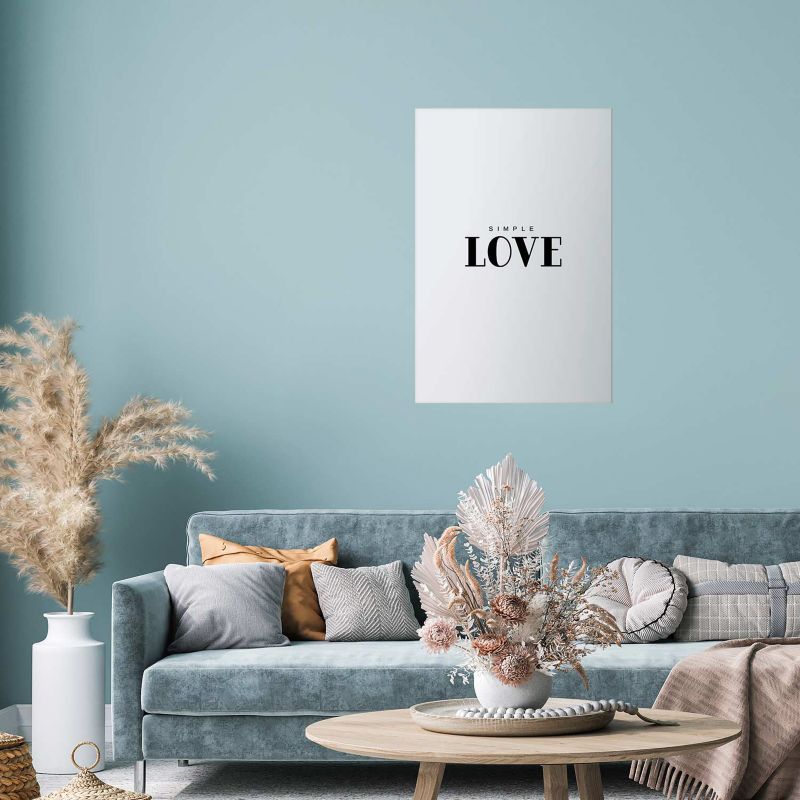 Plakat Artgeist Simple Love 60x90 cm bez ramy 1 szt