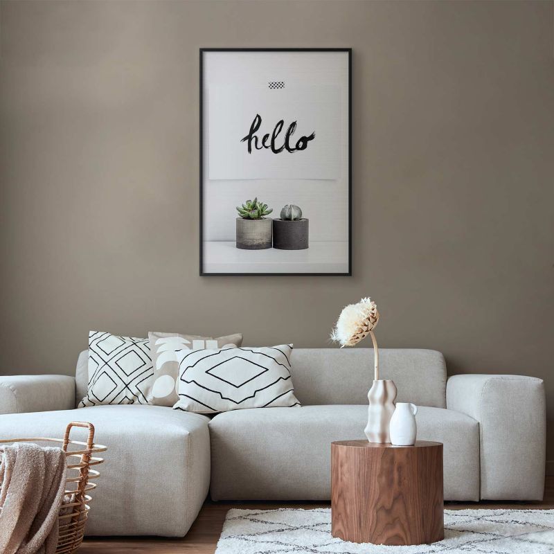 Plakat Artgeist Skandynawski dom 60x90 cm z ramą czarną 1 szt