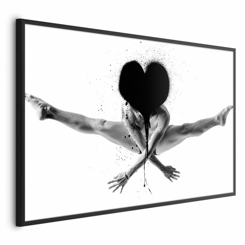 Plakat Artgeist Skok 90x60 cm z ramą czarną 1 szt