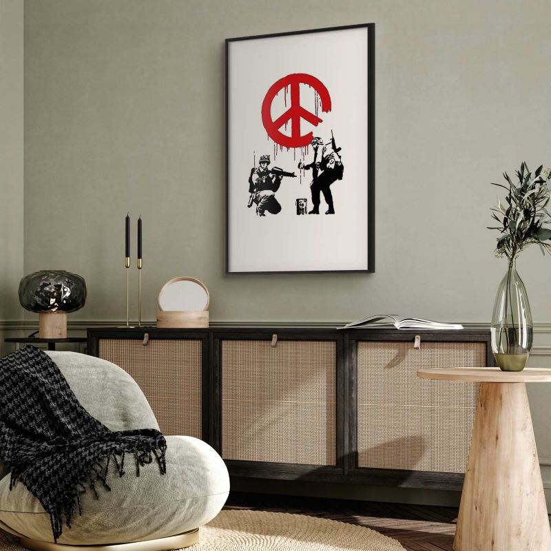 Plakat Artgeist Soldiers 60x90 cm z ramą czarną 1 szt