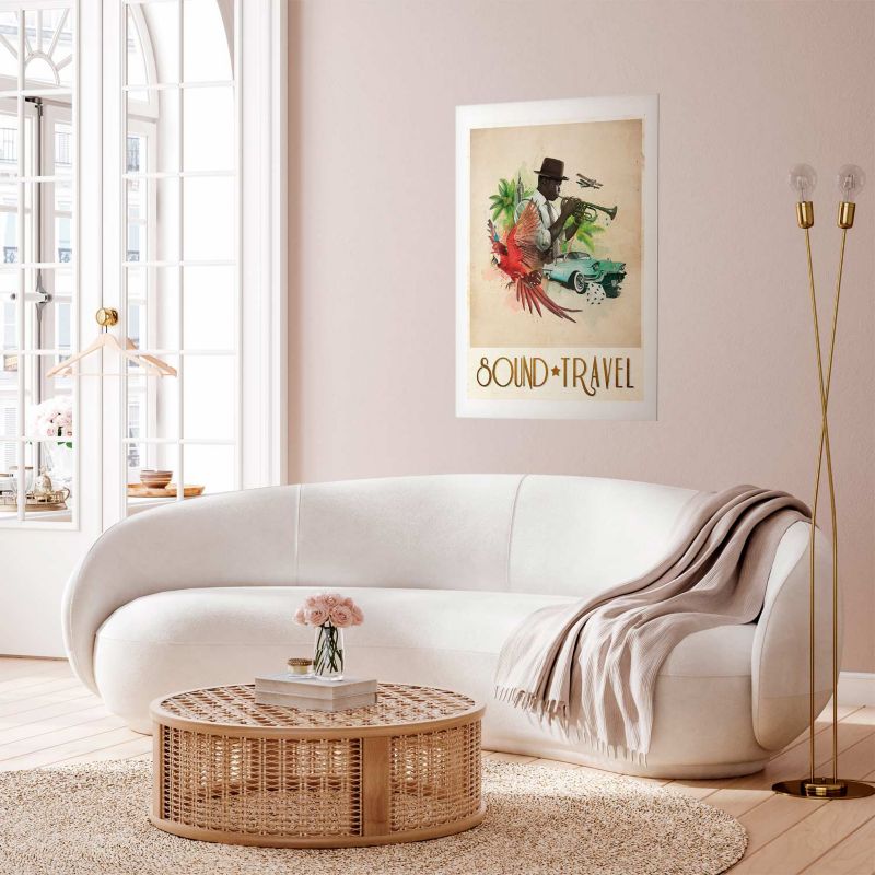 Plakat Artgeist Sound Travel 60x90 cm bez ramy 1 szt