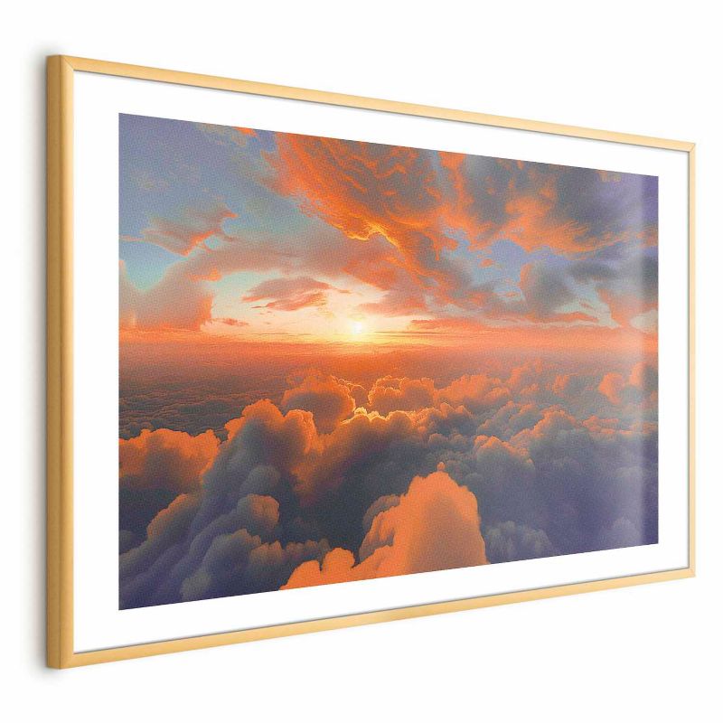 Plakat Artgeist Spektakl barw 42x29,7 cm z ramą złotą 1 szt