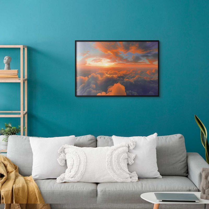 Plakat Artgeist Spektakl barw 90x60 cm z ramą czarną 1 szt