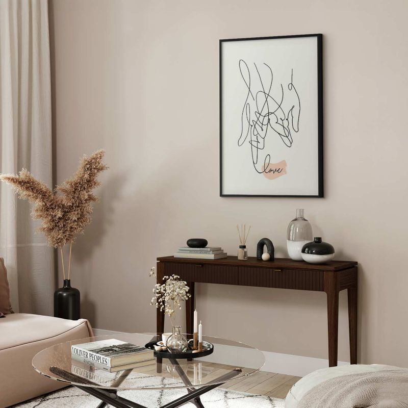 Plakat Artgeist Splątane uczucie 29,7x42 cm z ramą czarną 1 szt