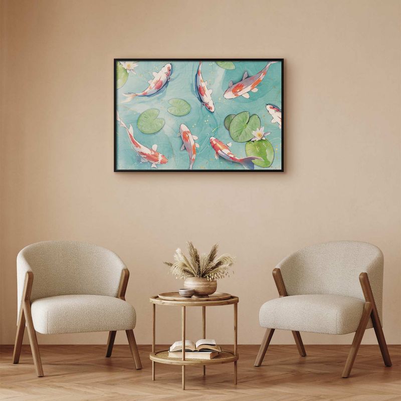Plakat Artgeist Staw w Japonii 42x29,7 cm z ramą czarną 1 szt