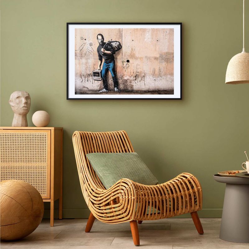 Plakat Artgeist Steve 90x60 cm z ramą czarną 1 szt