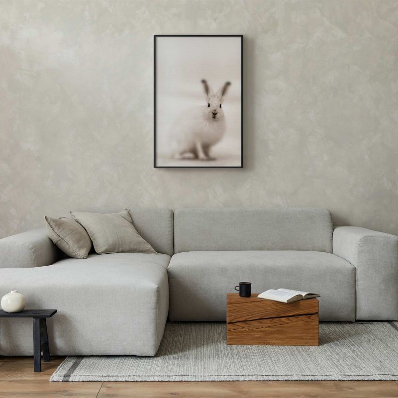 Plakat Artgeist Strachliwe spojrzenie 40x60 cm z ramą czarną 1 szt