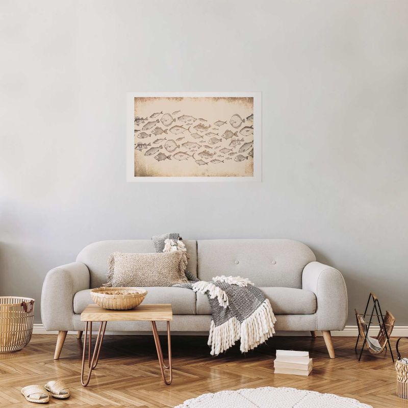 Plakat Artgeist Subtelne rybki 60x40 cm bez ramy 1 szt