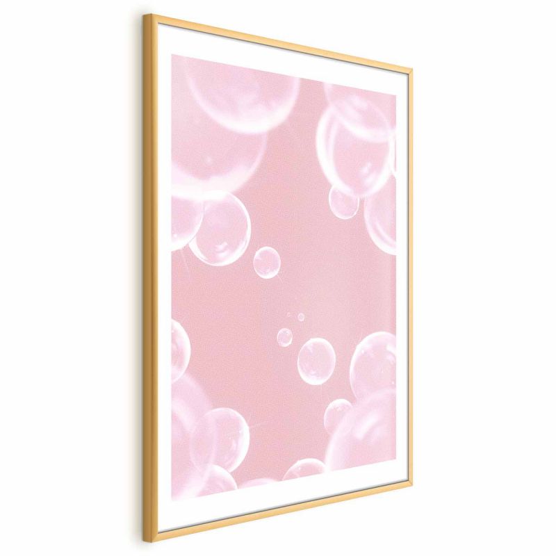Plakat Artgeist Subtelny powiew 40x60 cm z ramą złotą 1 szt