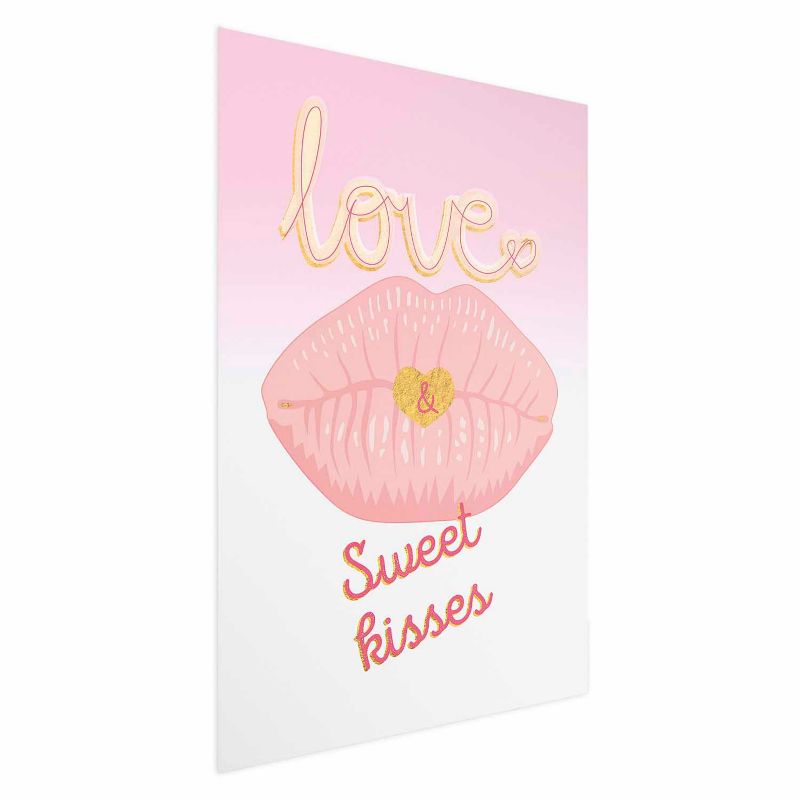 Plakat Artgeist Sweet Kisses 29,7x42 cm bez ramy 1 szt