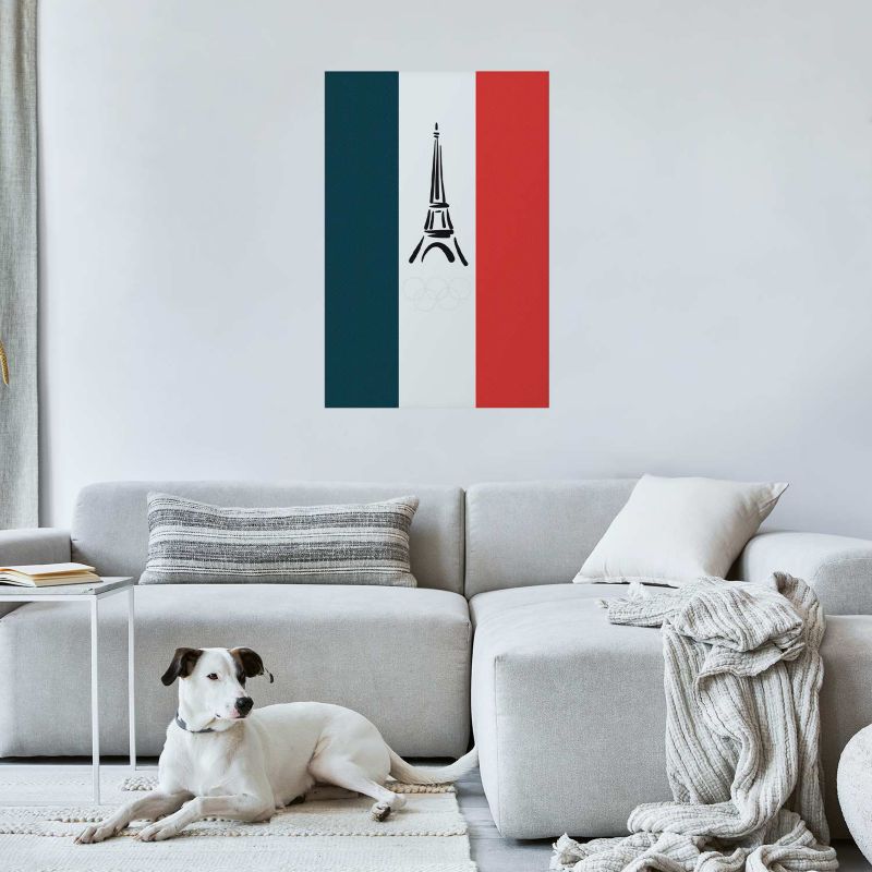 Plakat Artgeist Symbole Francji 21x30 cm bez ramy 1 szt